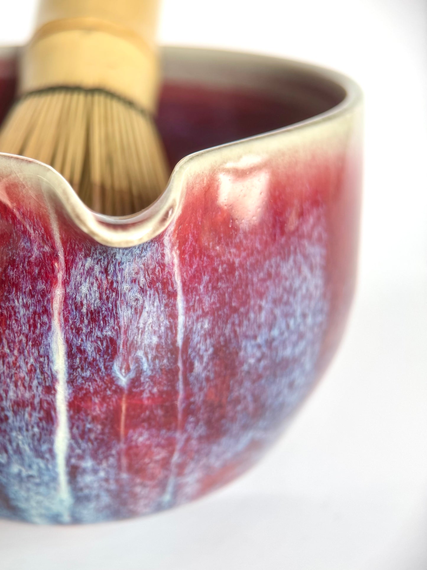 Red Galaxy Matcha Bowl