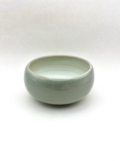 (PREORDER) Celadon snow donut bowl