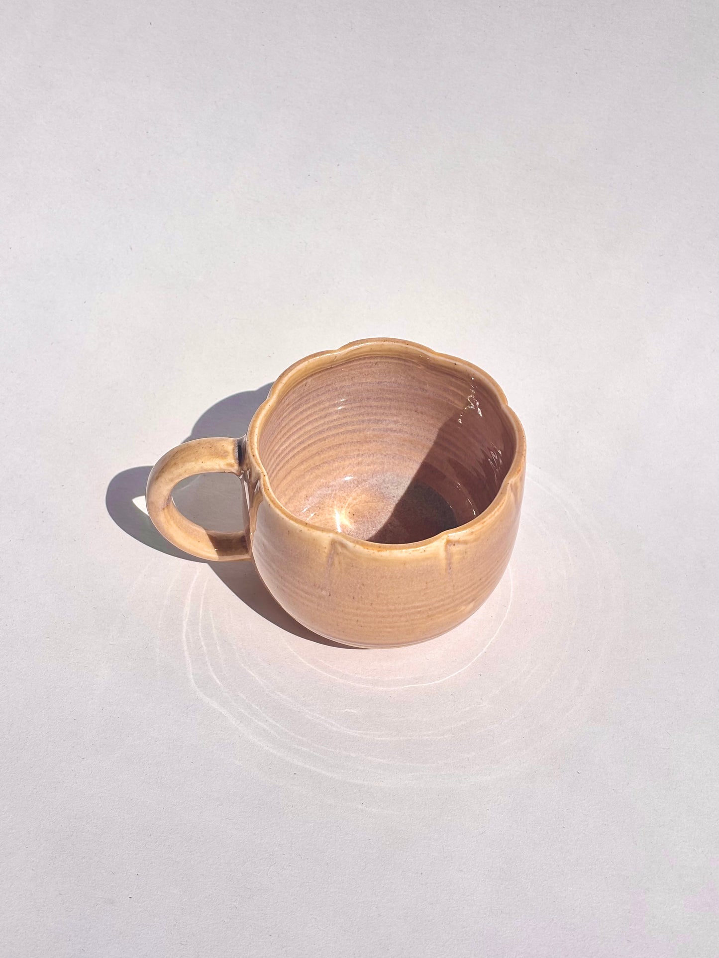 sunrise flower mug