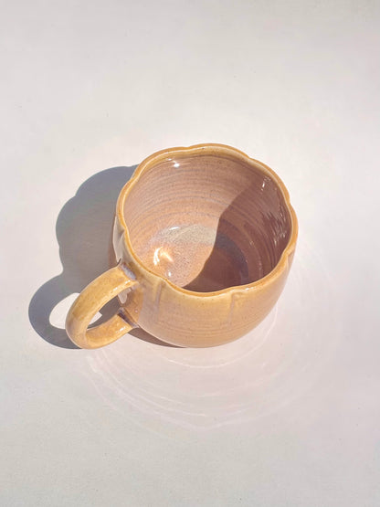 sunrise flower mug
