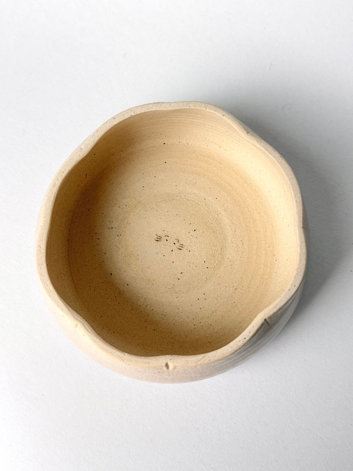 crackle flower chatter donut ring dish