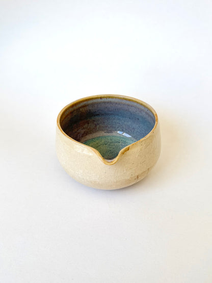 haze & crackle matcha bowl
