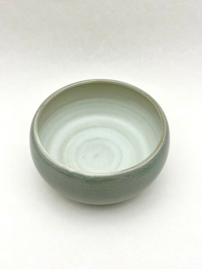 Celadon snow donut bowl