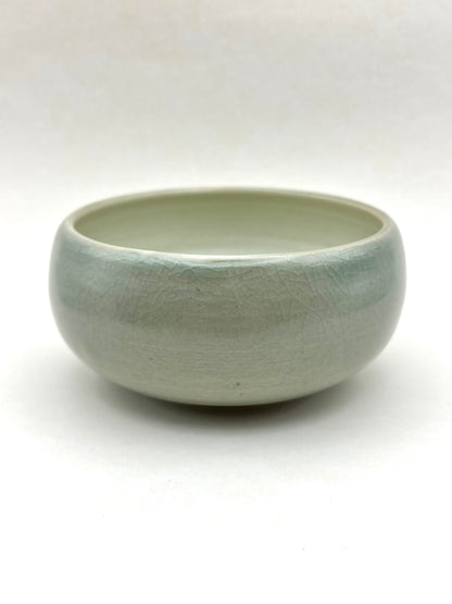 Celadon snow donut bowl