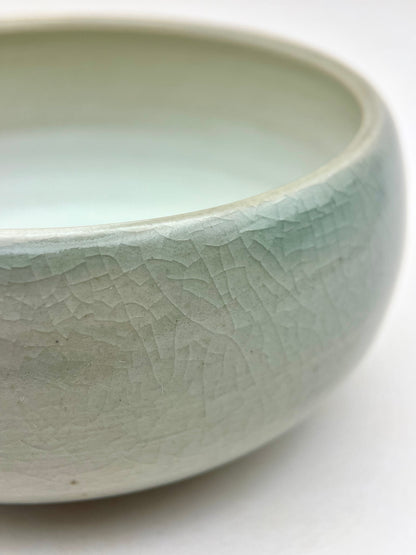 (PREORDER) Celadon snow donut bowl