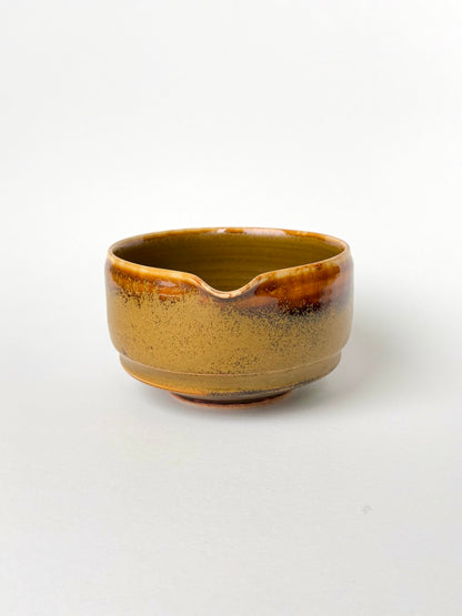 honey amber matcha bowl