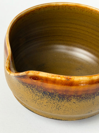honey amber matcha bowl