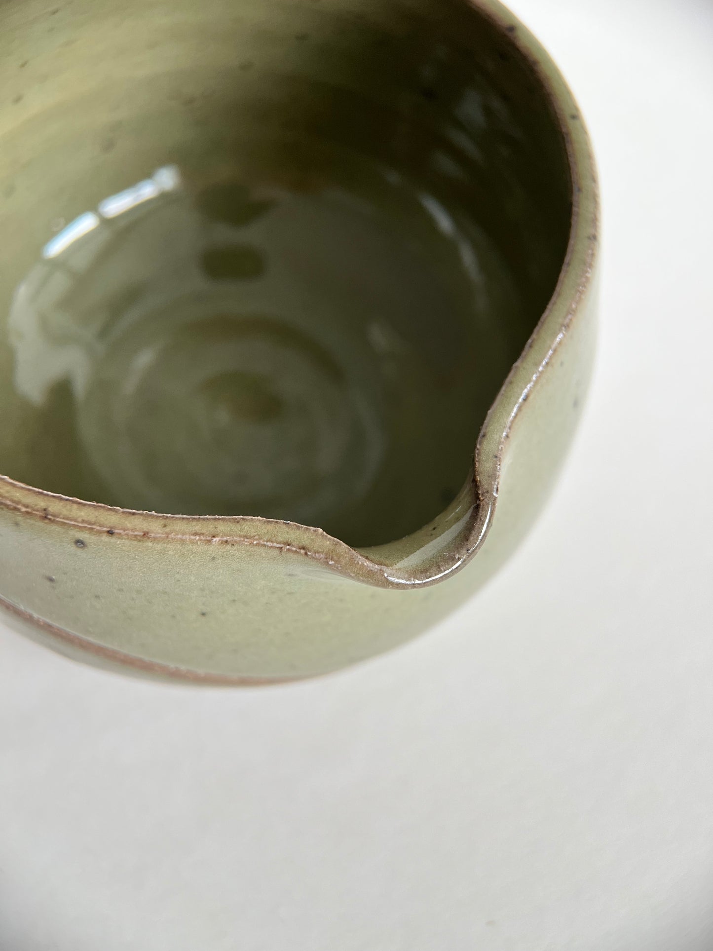 (PREORDER) Deep Green Wavy Matcha Bowl